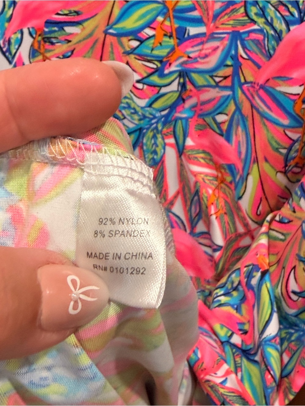 Lulu-B Pink Multicolor Tropical Print Sleeveless Dress - Picture 4 of 5